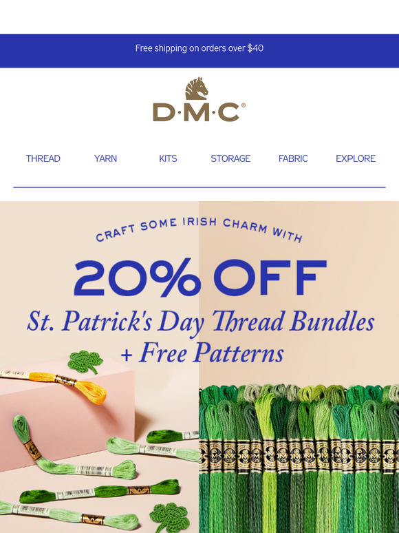 20% off St. Patrick's Day thread bundles ☘️