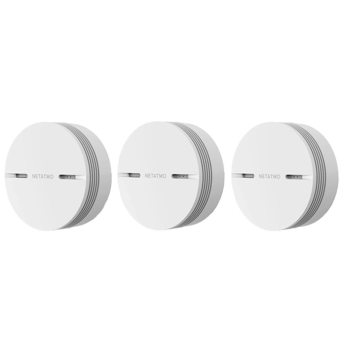 Image of Netatmo Smarter Rauchmelder 3er-Set - Weiß
