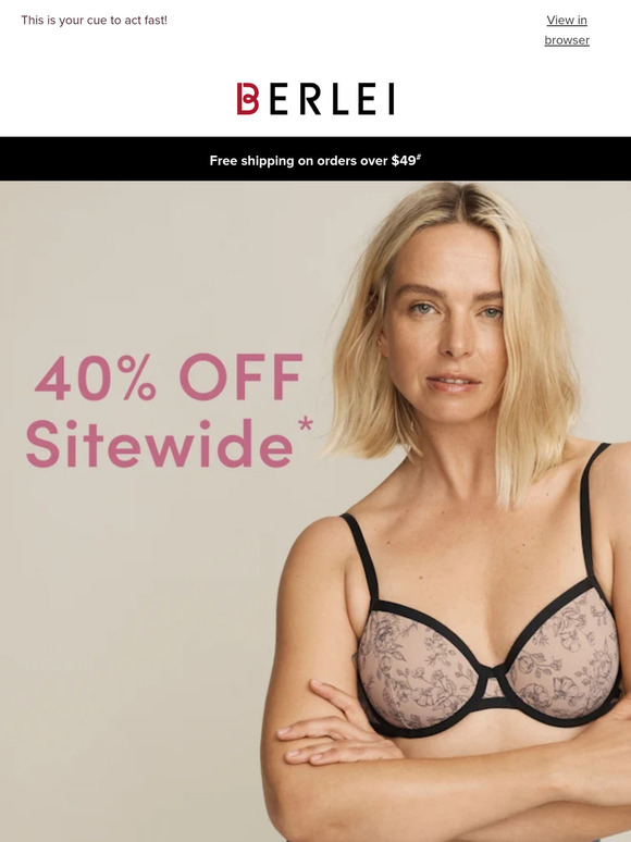 FLASH SALE: 40% off sitewide* ⚡️