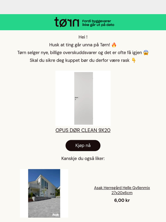 Snart har du ventet for lenge...