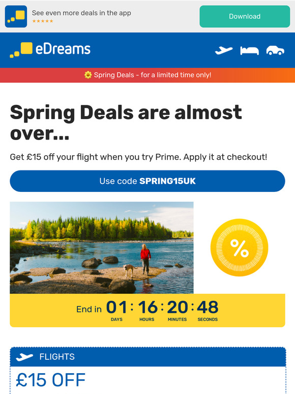 ⏳ Last chance! Spring Deals are ending soon