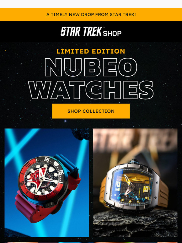 NEW Star Trek Watches ⌚ Shop Premium Nubeo Timepieces!
