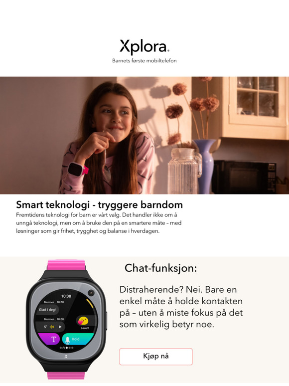 Mindre skjermtid, mer trygg kontakt!