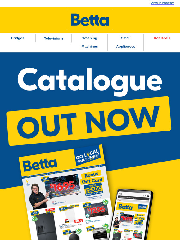 Catalogue Out NOW!🚨  Score a BONUS Gift Card up to $300*