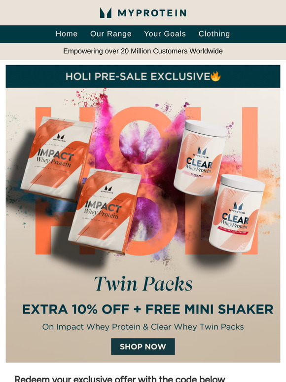 🎨Holi PRE-SALE: Twin Packs