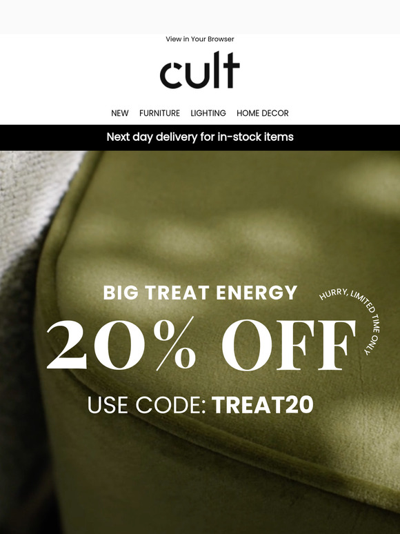 20% Off? What A Treat