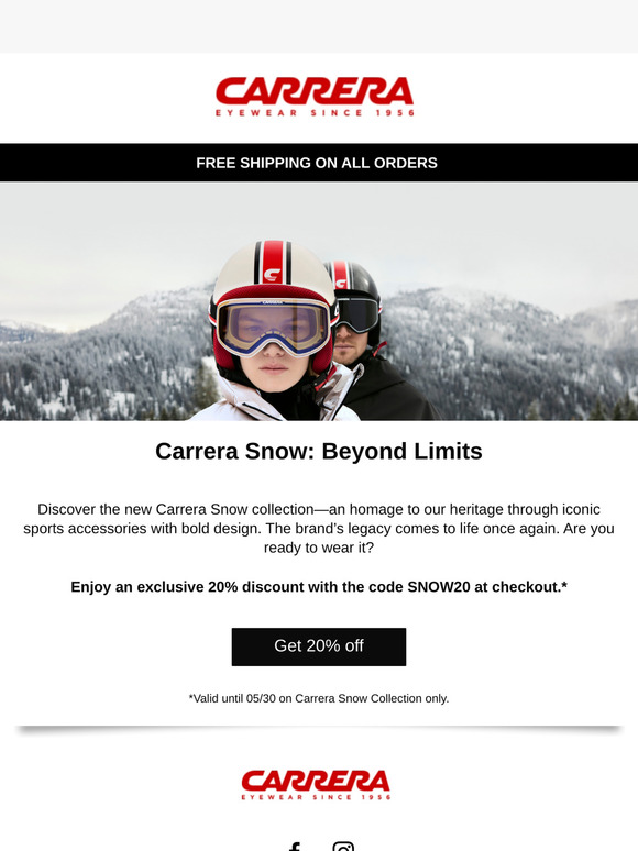 Carrera Snow: The Collection That Redefines the Rules