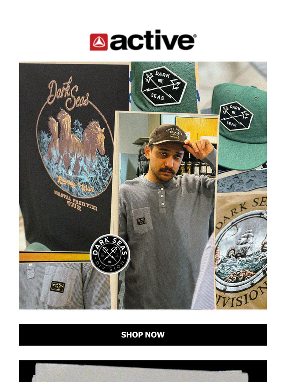 ⚡ New Dark Seas Hats, Tees & More!