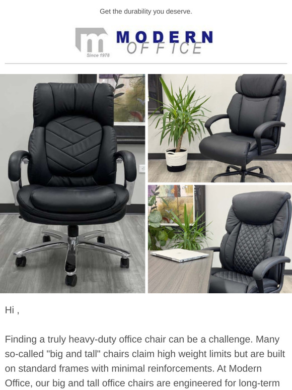 Heavy-Duty Comfort: True 500 lb. Capacity Office Chairs