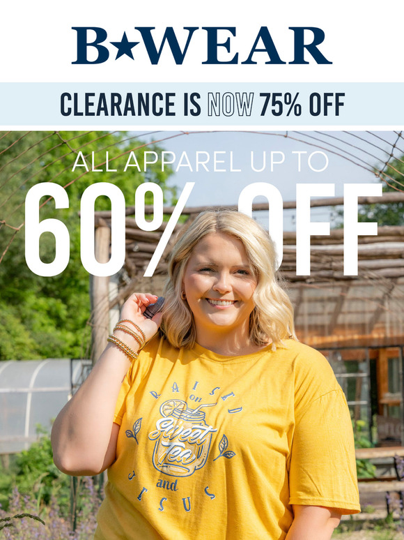 Last Day March 31st! Shop 60% OFF Decorated Apparel