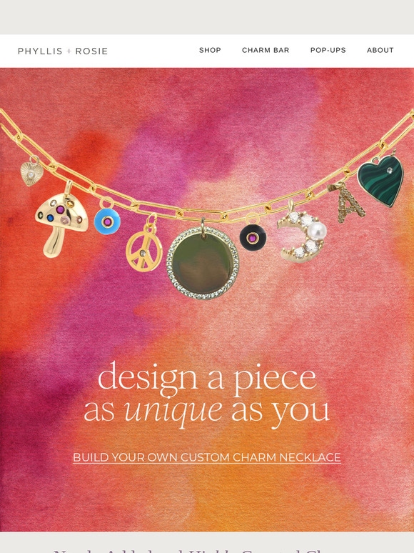 Design a Charm Necklace as Unique as You ✨