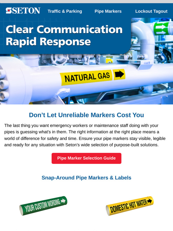 Emergency preparedness requires clear pipe marking