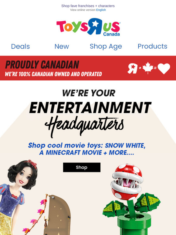🍿Awesome movie toys: Snow White, Minecraft + MORE….