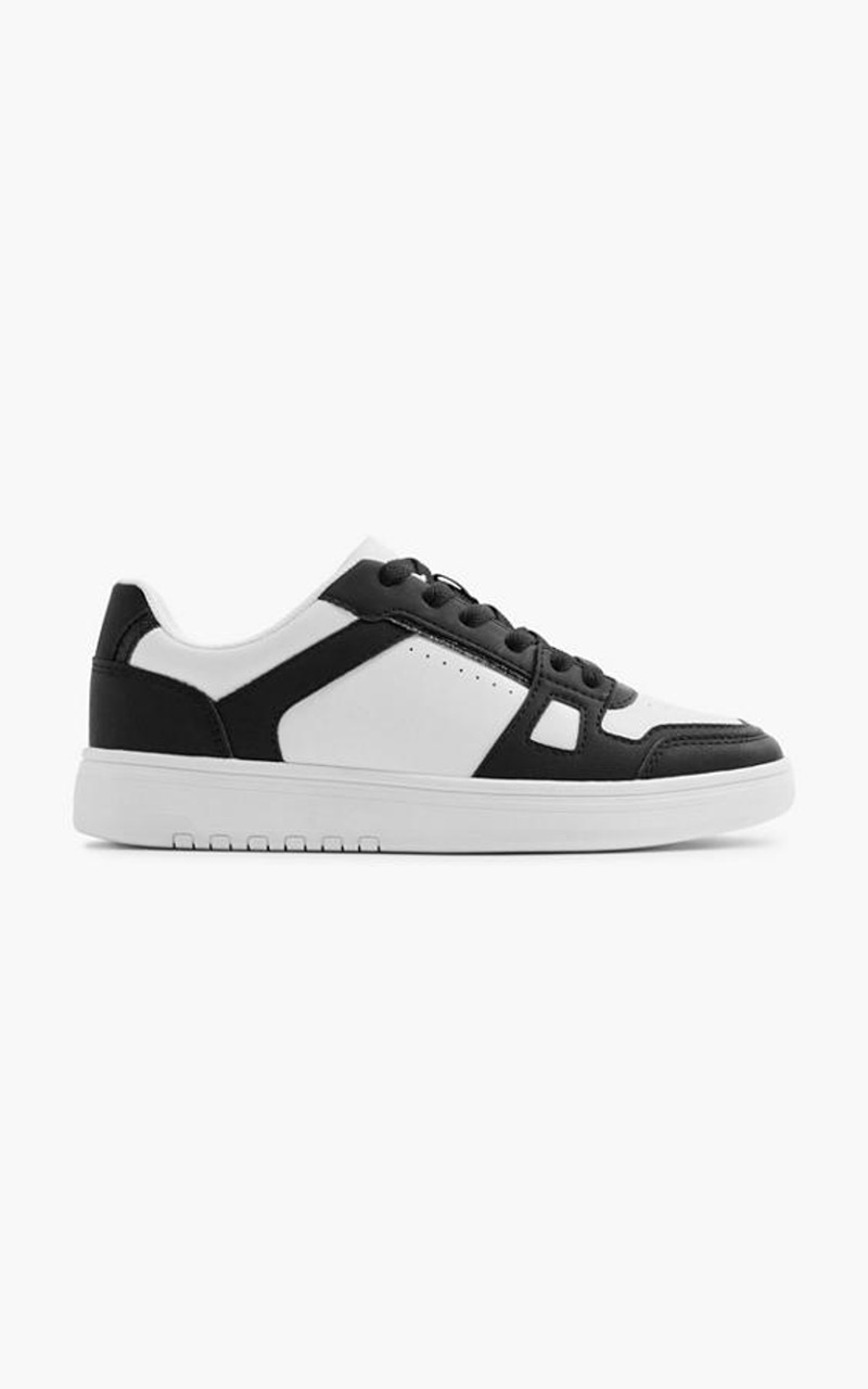 Women's Black/White Court Trainer