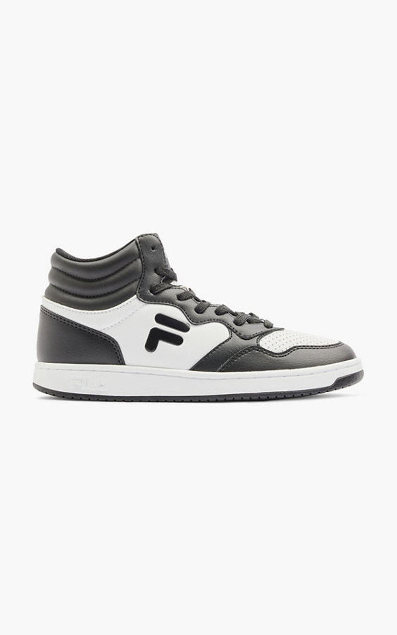 Court Mid White/Black Trainers