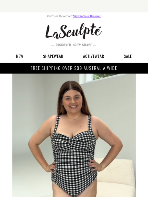 Gingham Swimwear Love 🖤