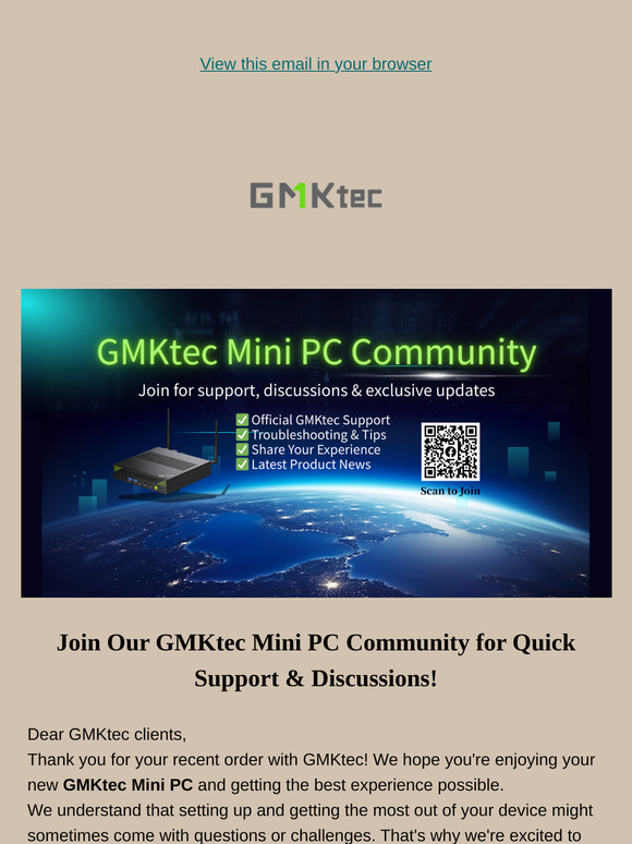 GMKtec FB Community Invitation