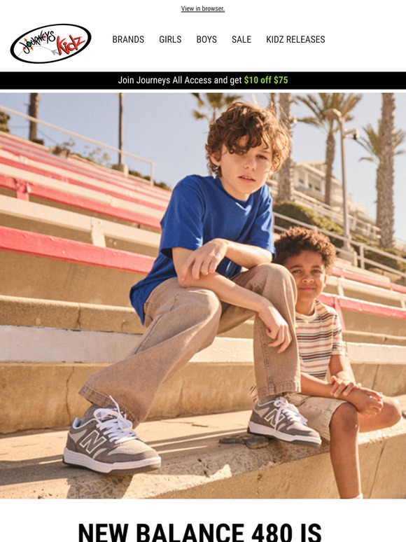 Journeys Email Newsletters: Shop Sales, Discounts, and Coupon Codes