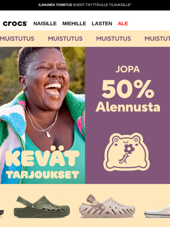Kevätale: jopa 50 % alennusta