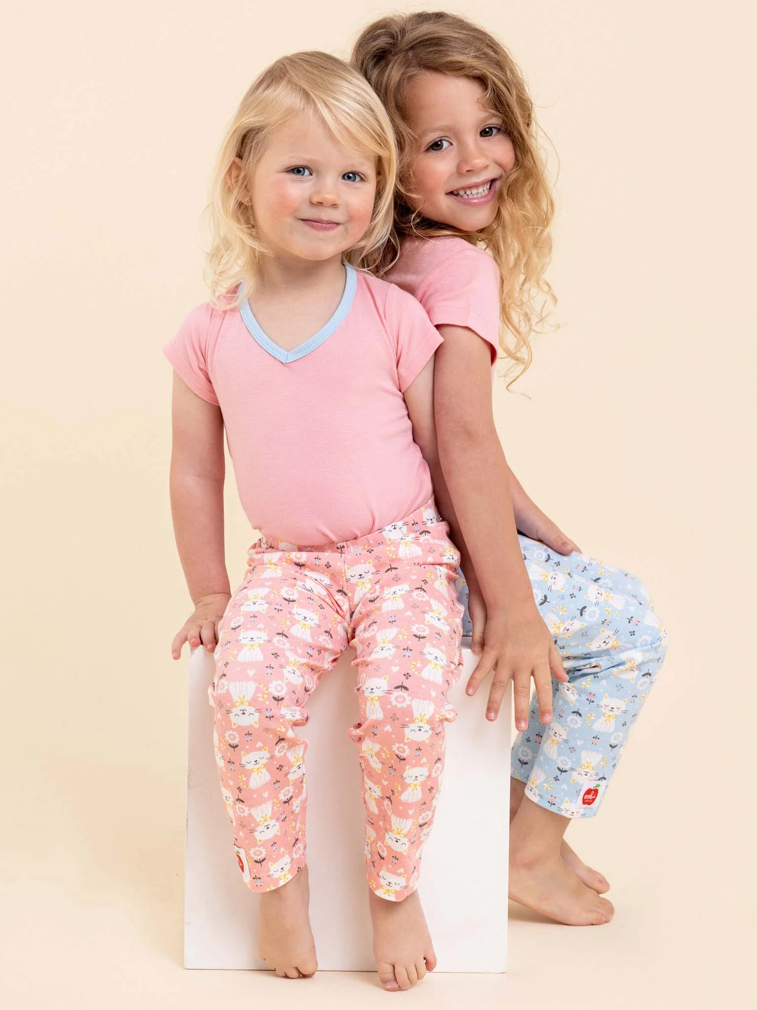 Image of Pink Kitten Lounge Pants & Free Tee