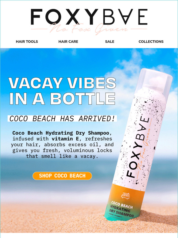 No Wash, No Worries—Coco Beach Is Here! 🏖️