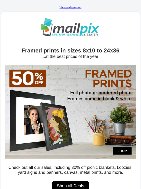 🖼️ 50% Off Framed Prints – March Sale! 🍀