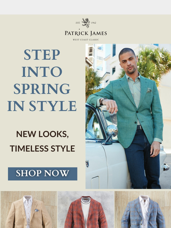 Discover The Latest Patrick James Pieces