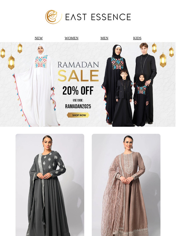 🚨 Last Chance! 20% Off Sale Ends March 15 – Shop Now for Eid!