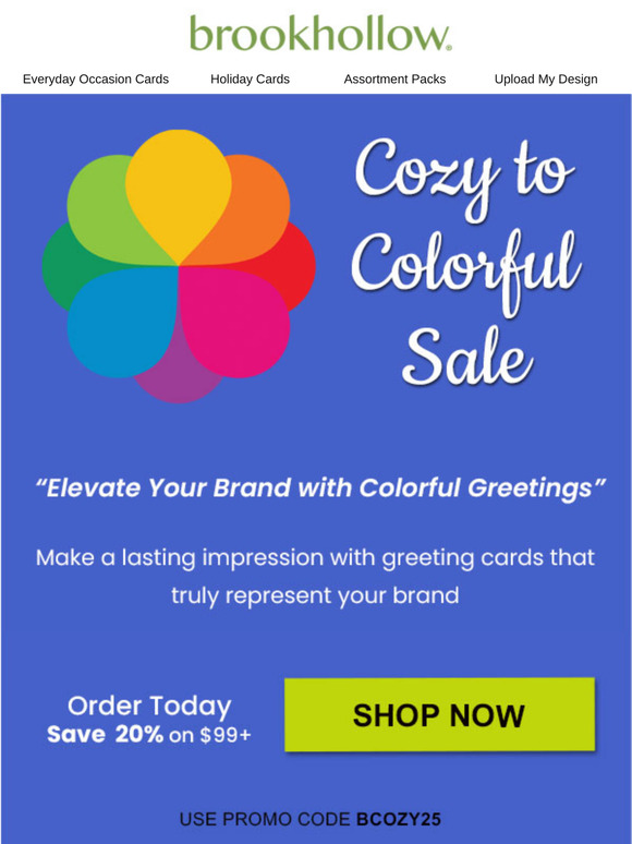🎨Transform Your Brand with VIBRANT All-Occasion Cards!