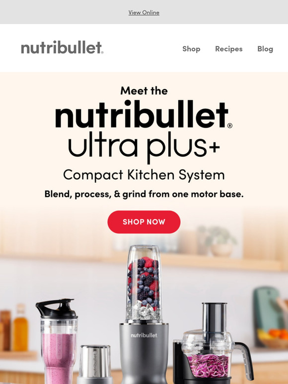 Blender, processor, grinder—meet your new triple threat.