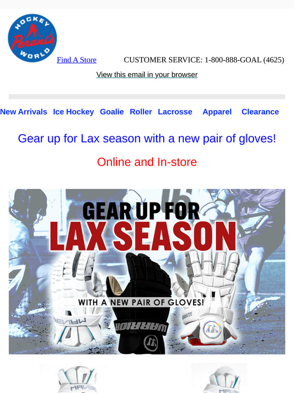 Gear up for Lax season with a new pair of gloves!