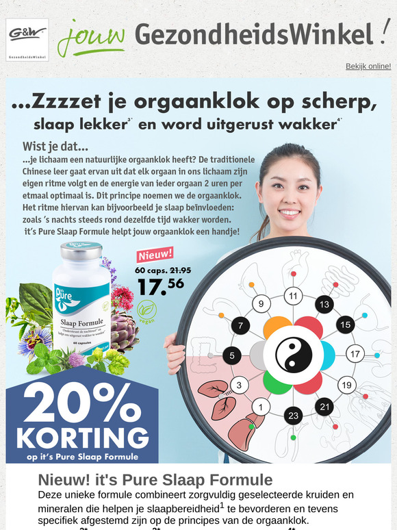 It's Pure Slaapformule - nu met 20% korting!