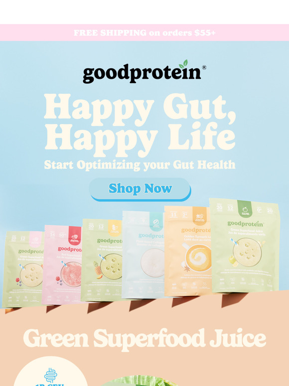 It all begins with a happy gut!