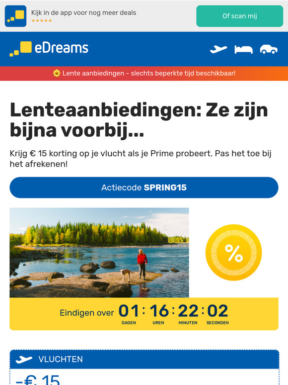 ⏳ Laatste kans! Lente aanbiedingen lopen bijna af