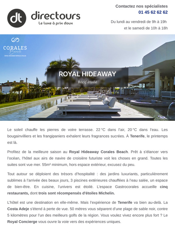 Le Royal Hideaway, votre enclave secrète aux Canaries