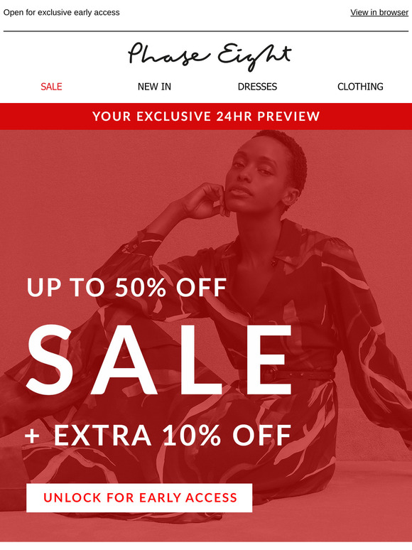 24HR VIP PREVIEW: Extra 10% off SALE