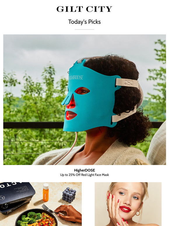 25% Off HigherDOSE Red Light Masks