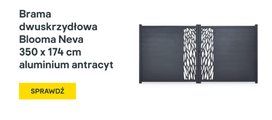 Brama dwuskrzydłowa Blooma Neva