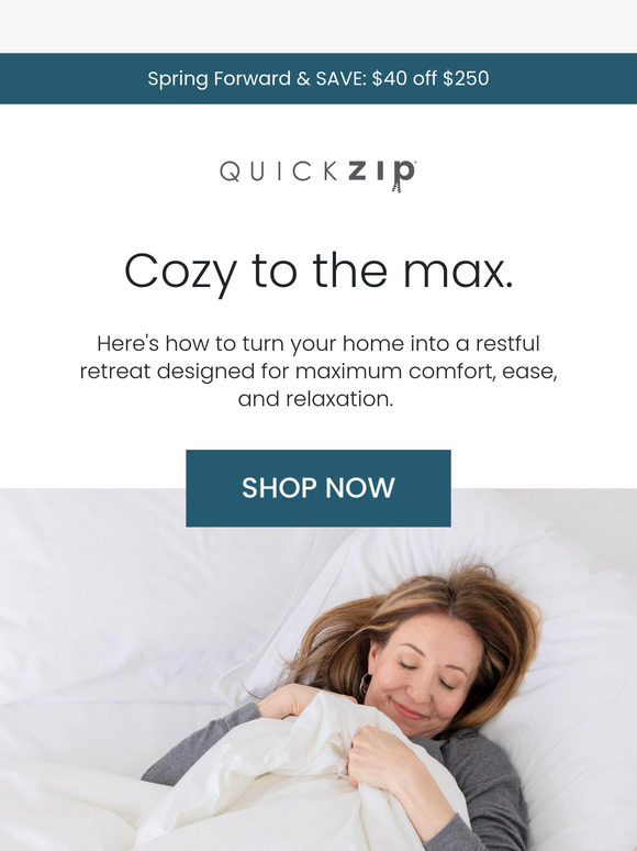 Want to maximize your cozy?