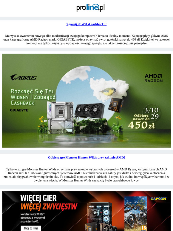 Cashback do 450 zł