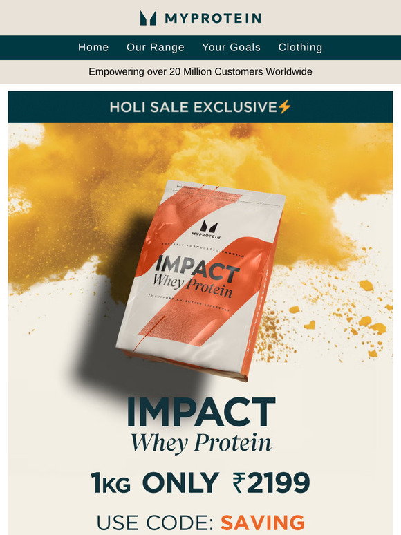 1kg Whey Protein for ₹2199 ONLY 🔥