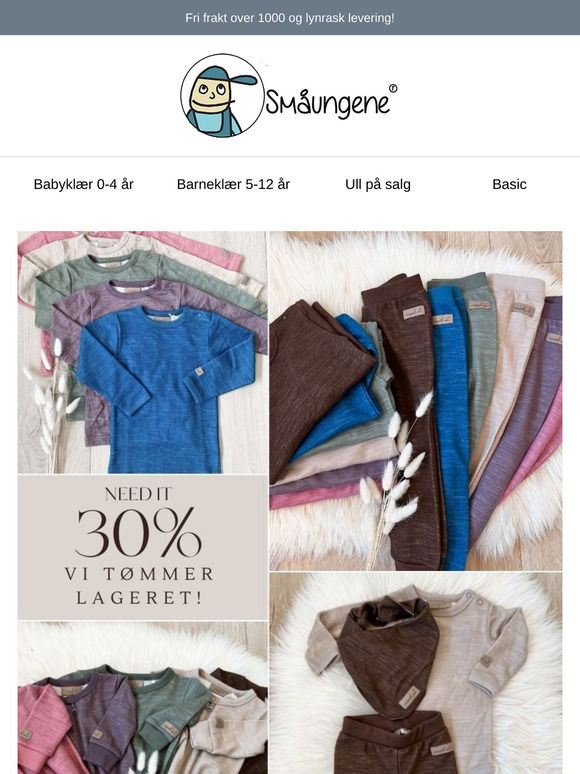 NÅ: 30% rabatt på ull fra NEED IT❤️