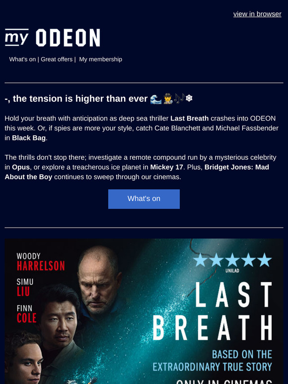 What's new at ODEON