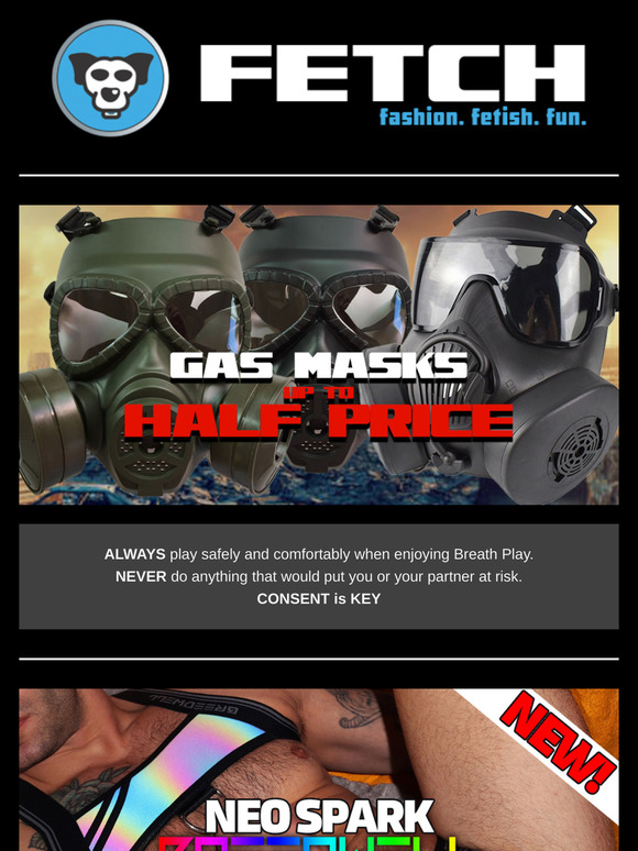 Half Price Gas Masks - Save £45! The perfect introduction to Breath Play and BDSM