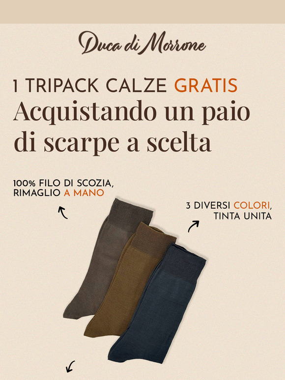 🎁​ IN REGALO tripack CALZE in Filo di Scozia!