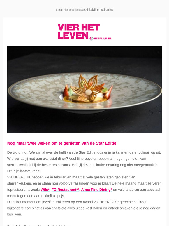 De Star Editie zit er bijna op! ⏰