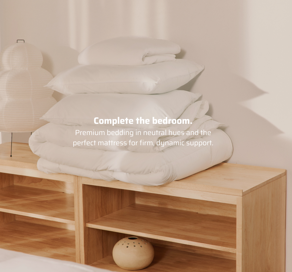 Complete the bedroom