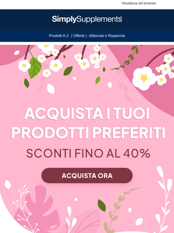 I tuoi prodotti preferiti sono in offerta!