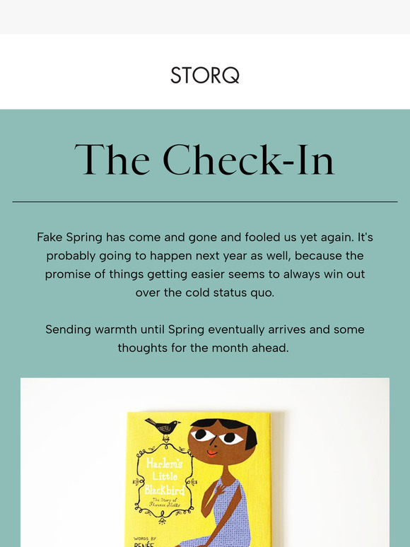 The Check-In: Sending Warmth Until Spring Arrives