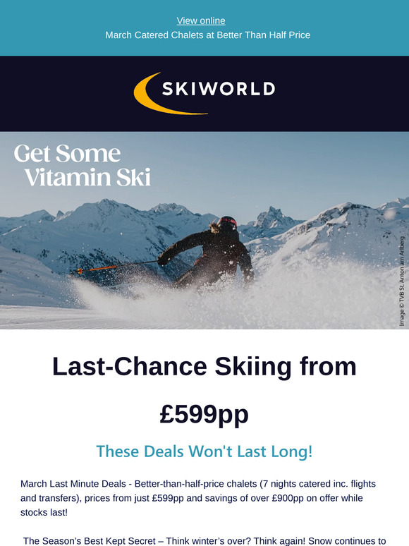 Skiing Now From Just £599pp! ⛷️ More Snow Coming This Week